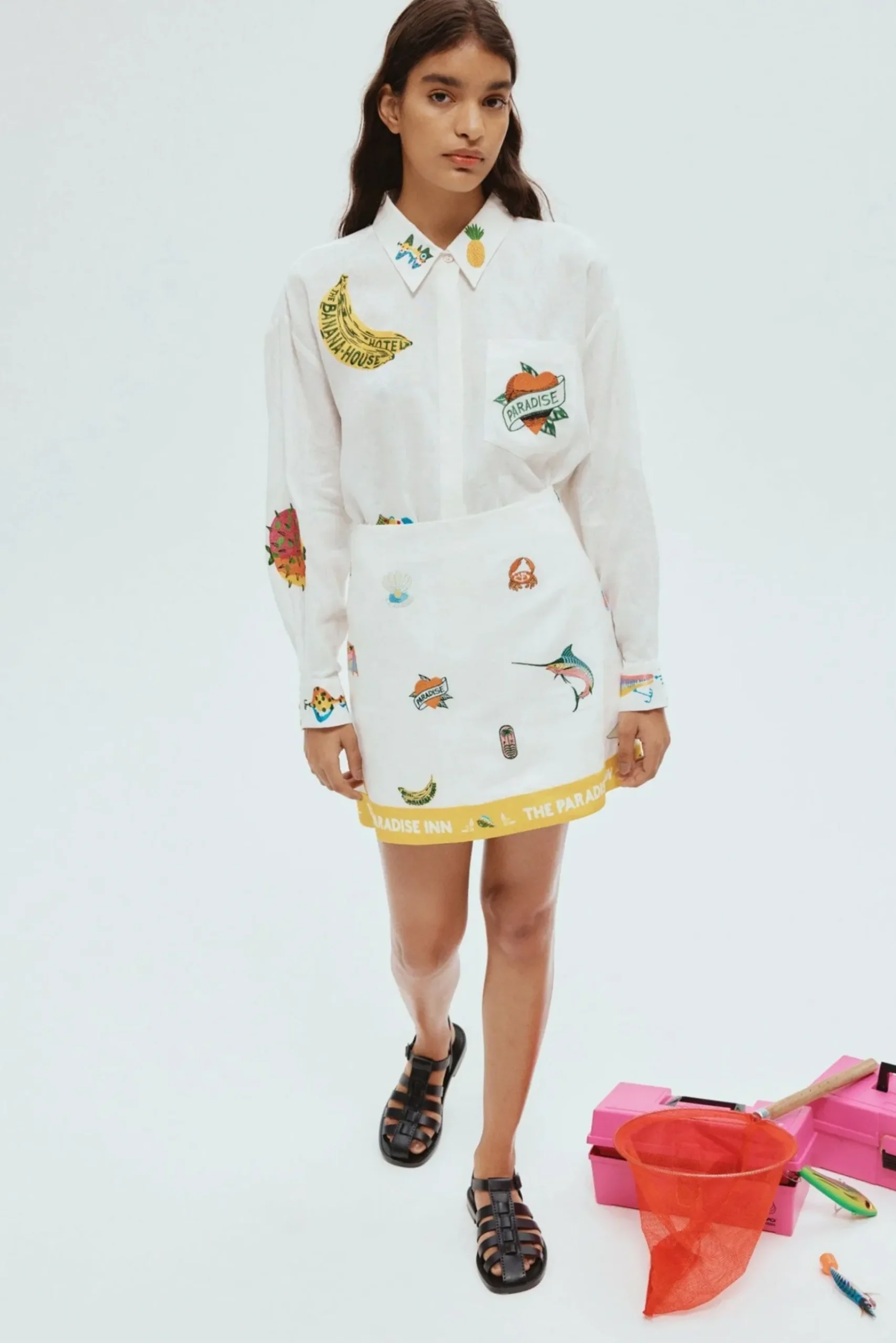 Alemais Clam Shirt - Multi Coloured