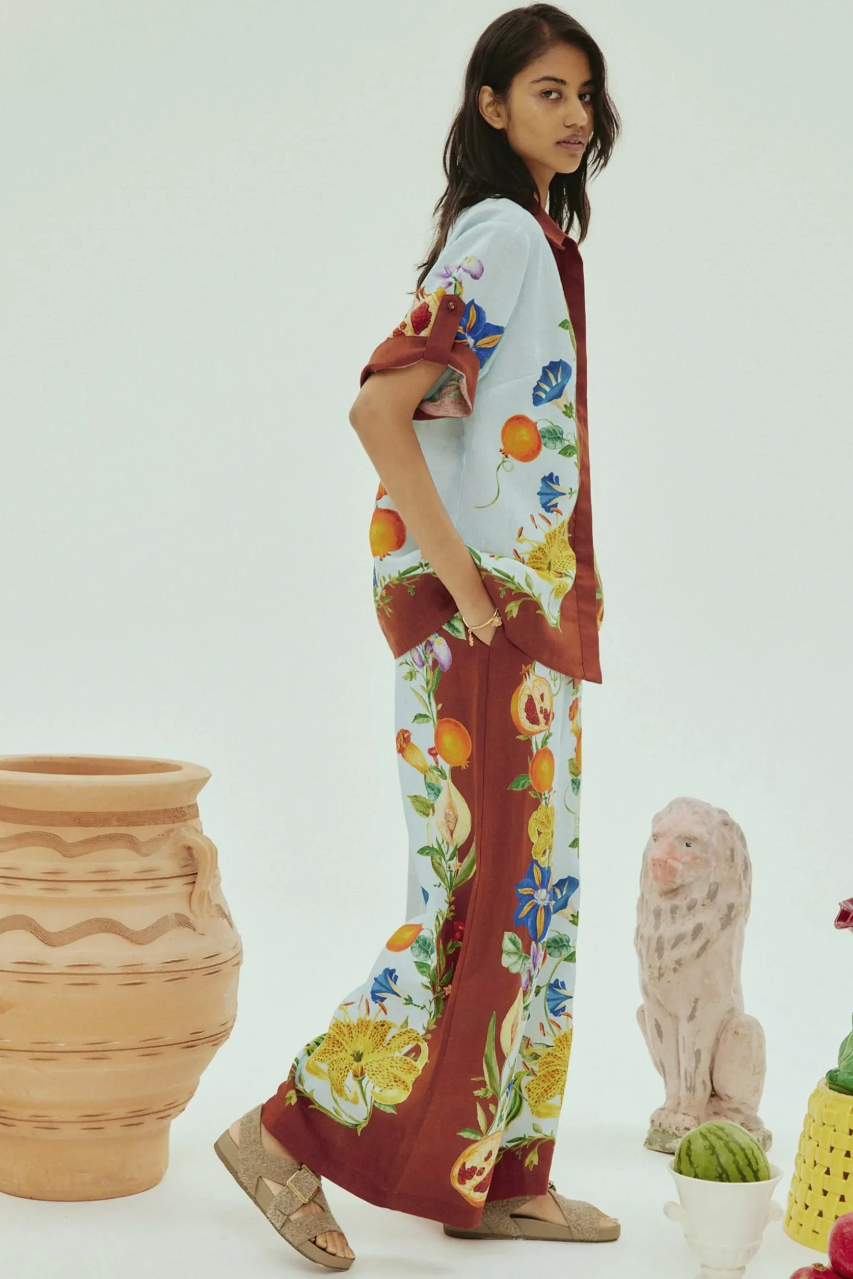 Alemais Dahlia Shirt - Multi Coloured