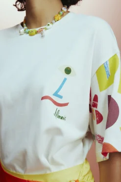 Alemais Nadia Tee - White