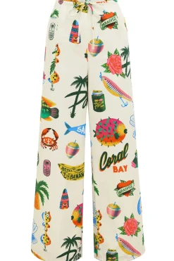 Alemais Samaki Pant - Multi Coloured