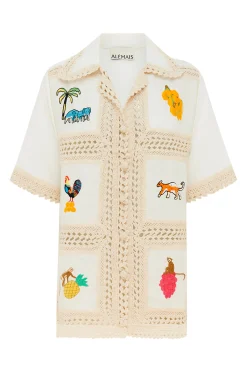Alemais Teddy Shirt - Cream