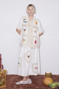 Alemais Teddy Shirt - Cream