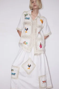 Alemais Teddy Shirt - Cream