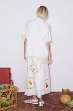 Alemais Teddy Shirt - Cream