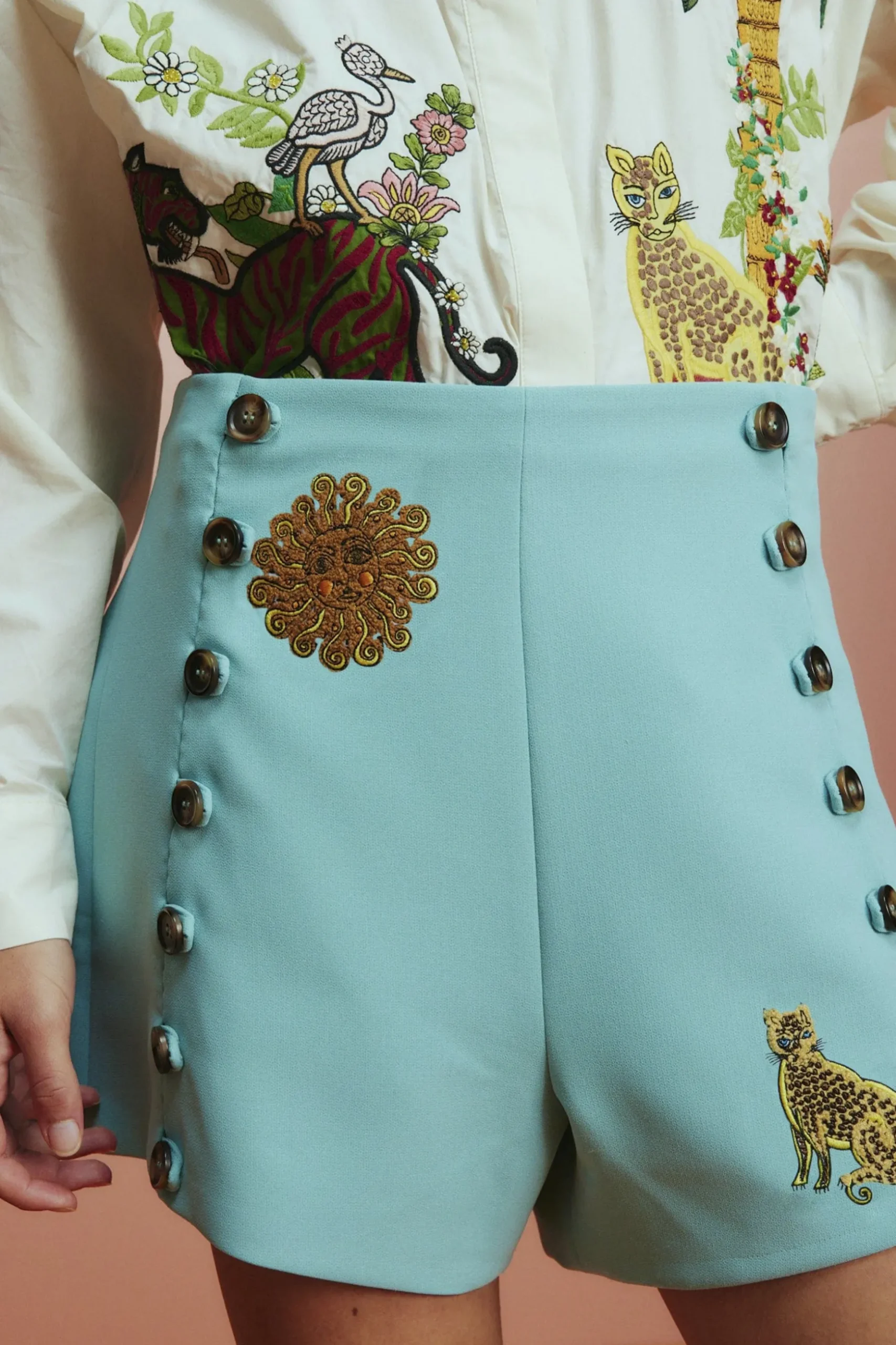 Alemais Tiger Short - Blue