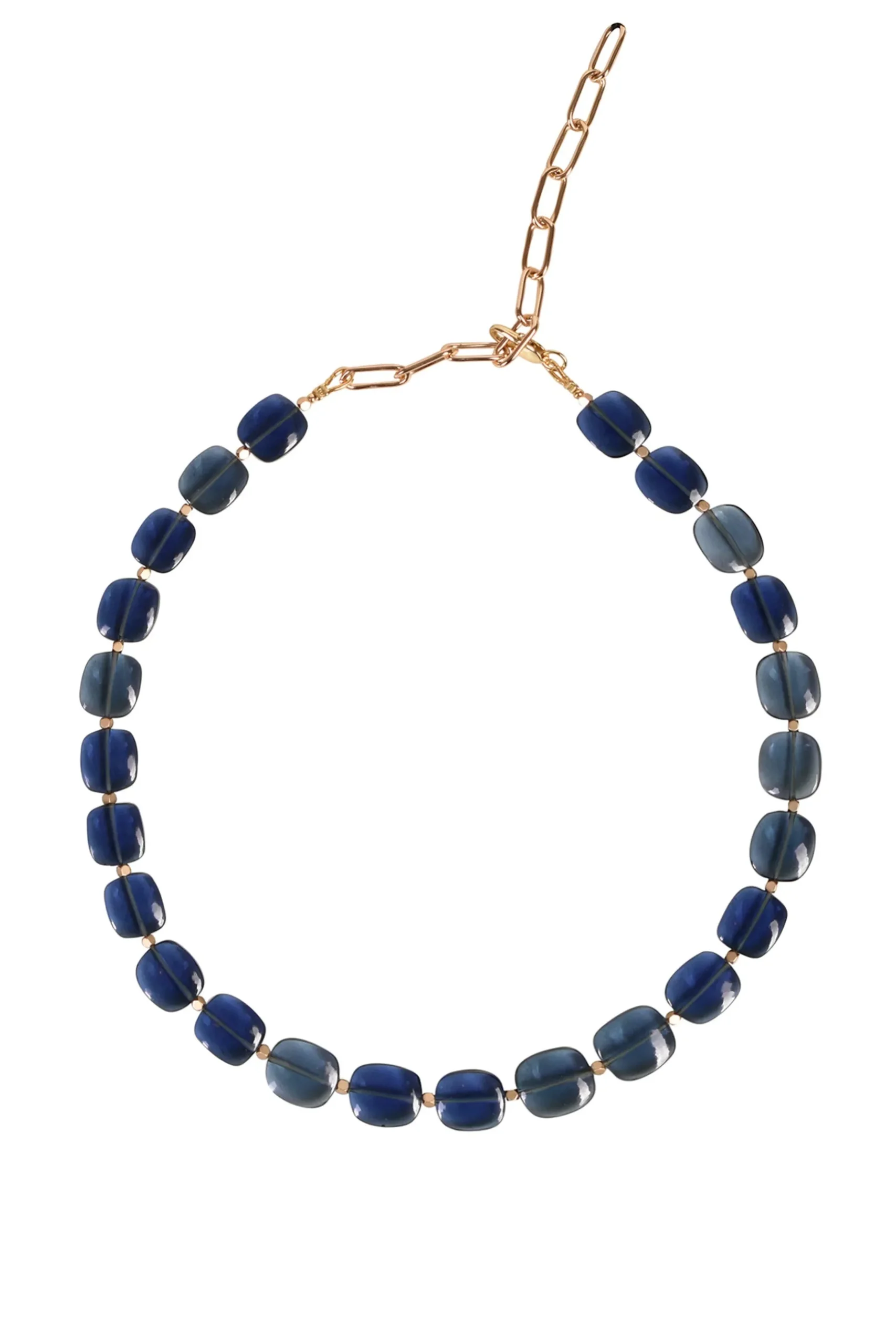 Alouette Design Barrel Necklace - Lapis