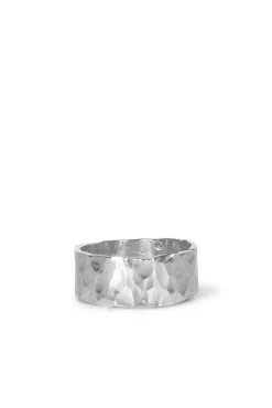 Alouette Design Hammered Ring - Silver