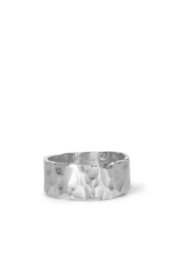 Alouette Design Hammered Ring - Silver