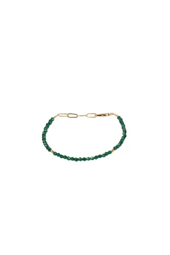 Alouette Design Seed Bracelet - Emerald