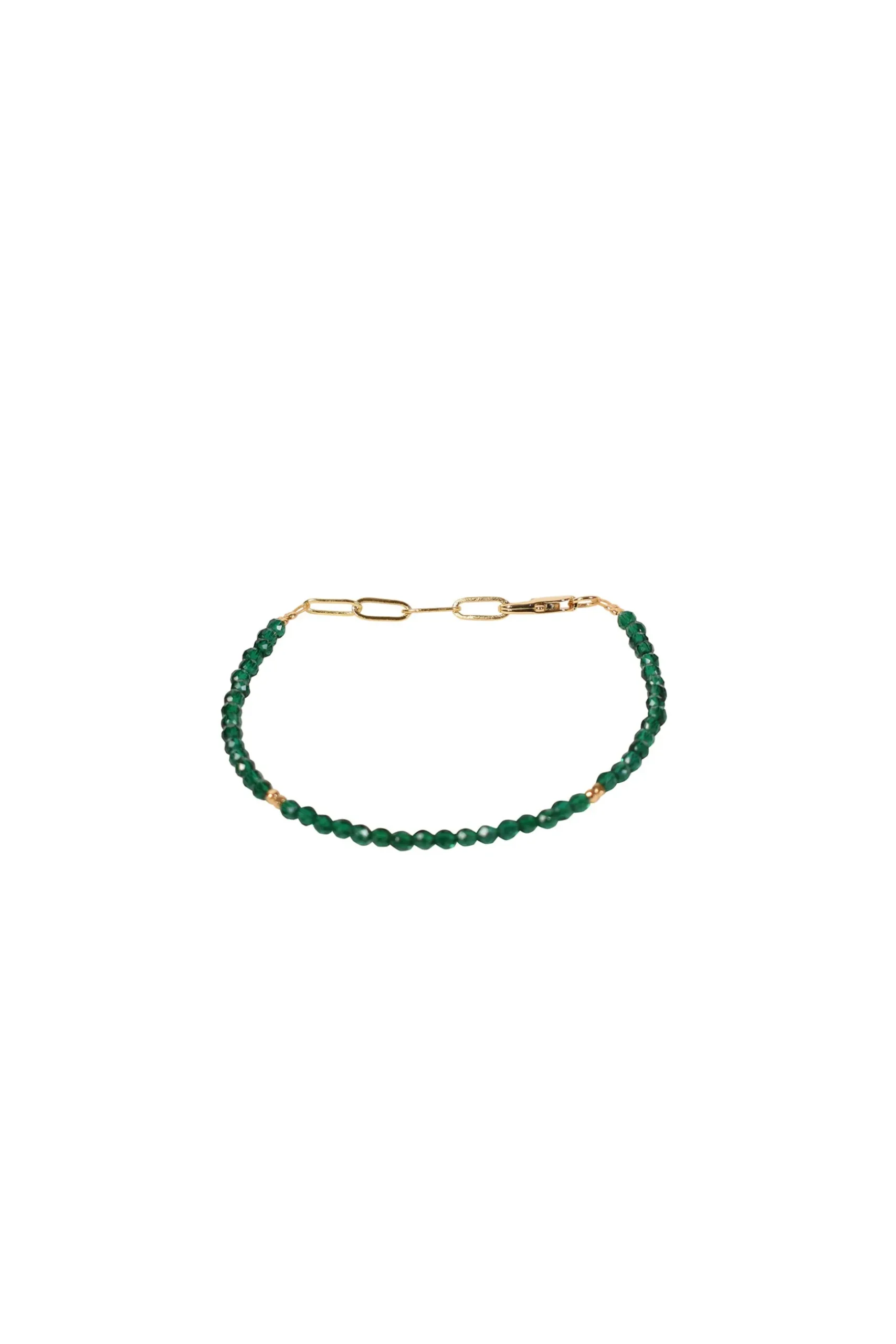 Alouette Design Seed Bracelet - Emerald