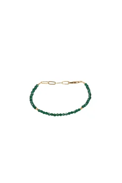 Alouette Design Seed Bracelet - Emerald