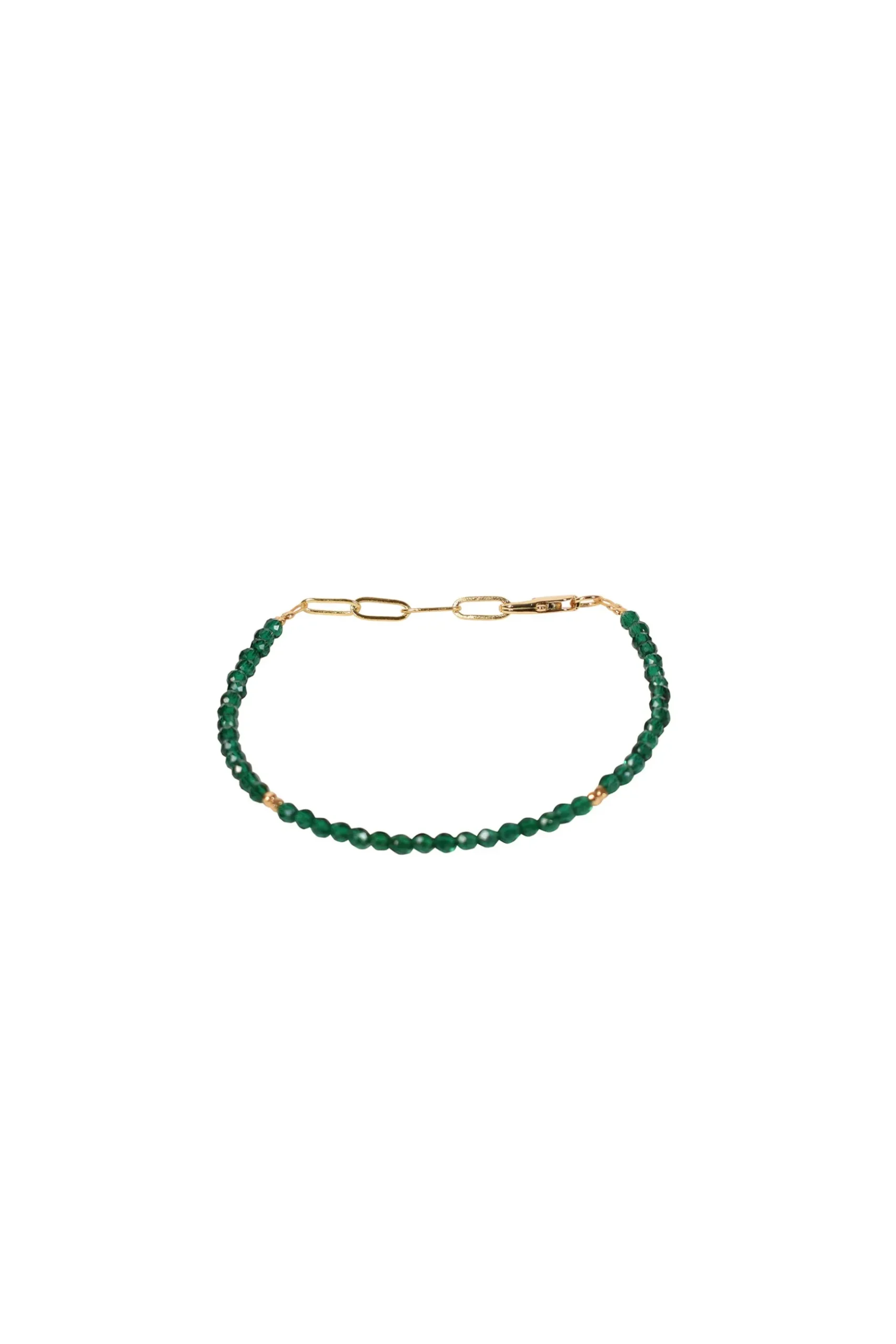 Alouette Design Seed Bracelet - Emerald