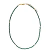 Alouette Design Seed Necklace - Emerald
