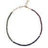 Alouette Design Square Necklace - Multi Coloured