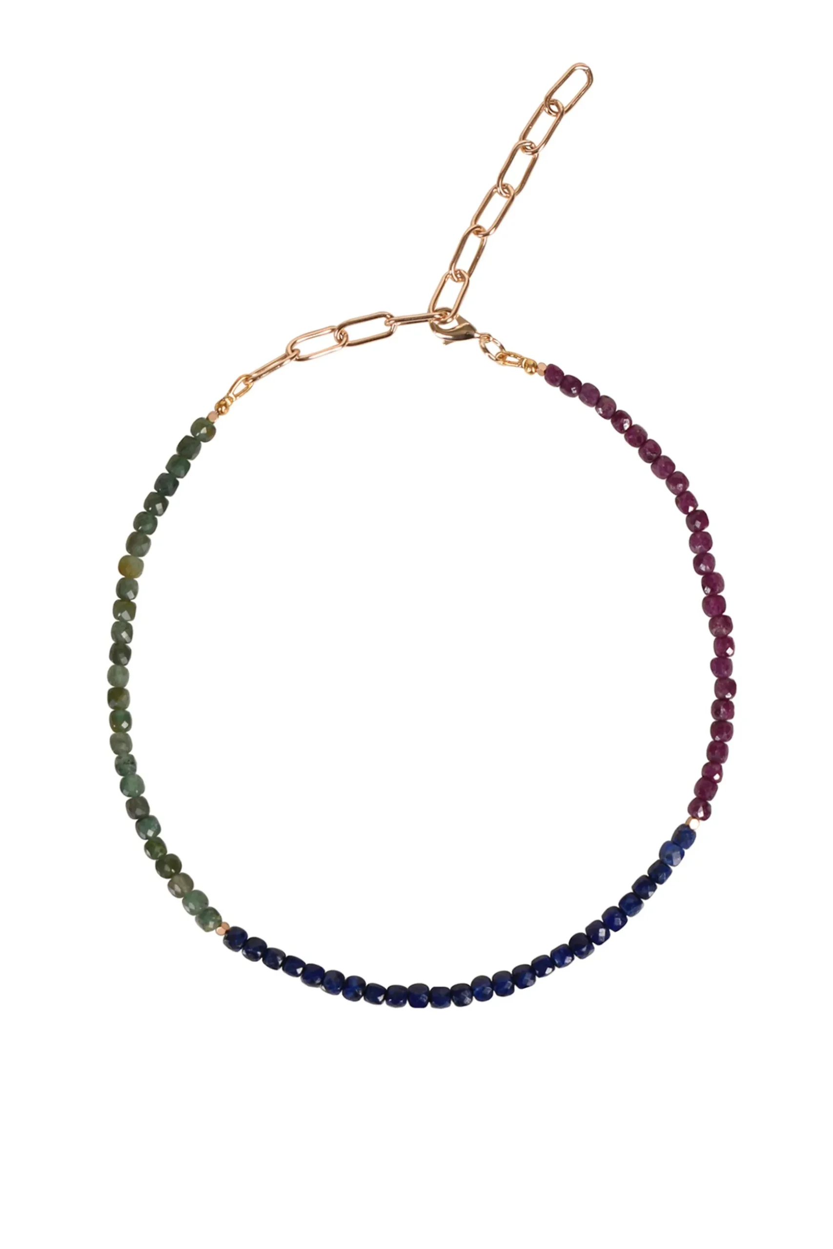 Alouette Design Square Necklace - Multi Coloured