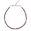 Alouette Design Square Necklace - Chocolate