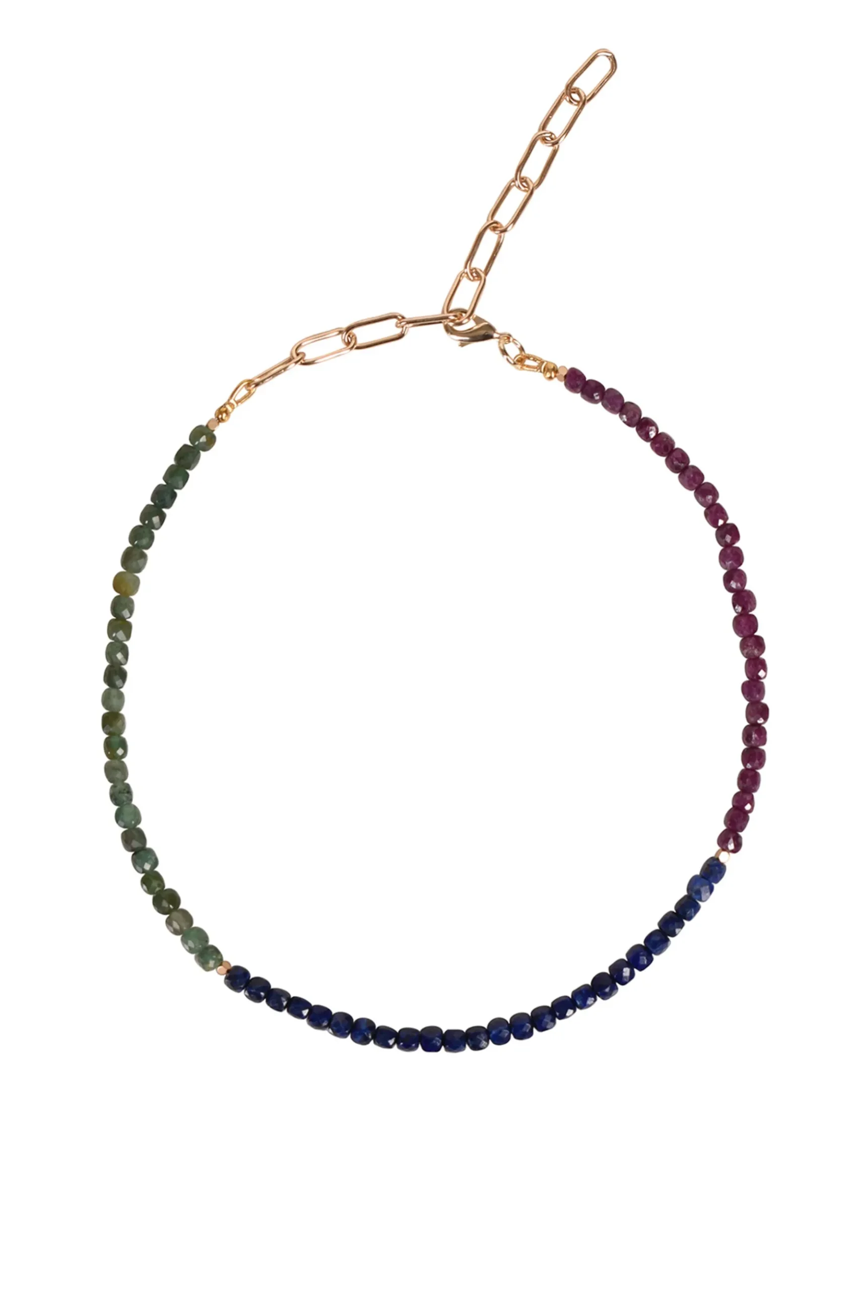 Alouette Design Square Necklace - Multi Coloured