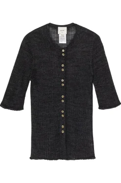 Alysi Fuomo Cardigan - Charcoal