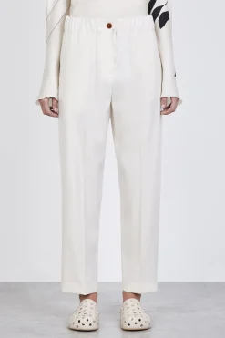 Alysi Meringa Pant - White