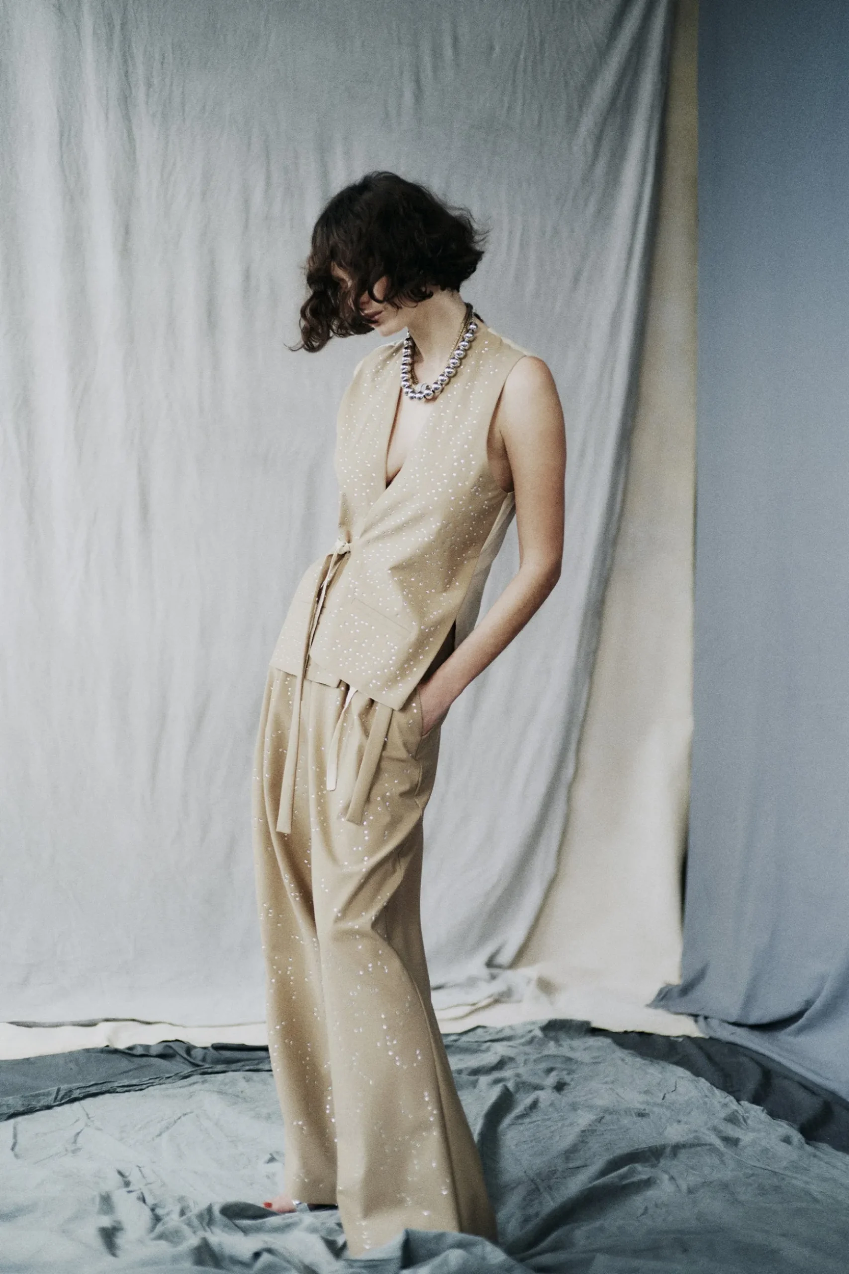 Alysi Polo Gilet - Sand