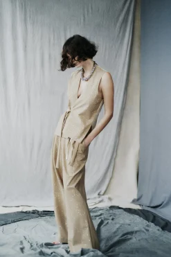 Alysi Polo Pant - Sand