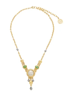 Ben Amun Basil Necklace - Gold