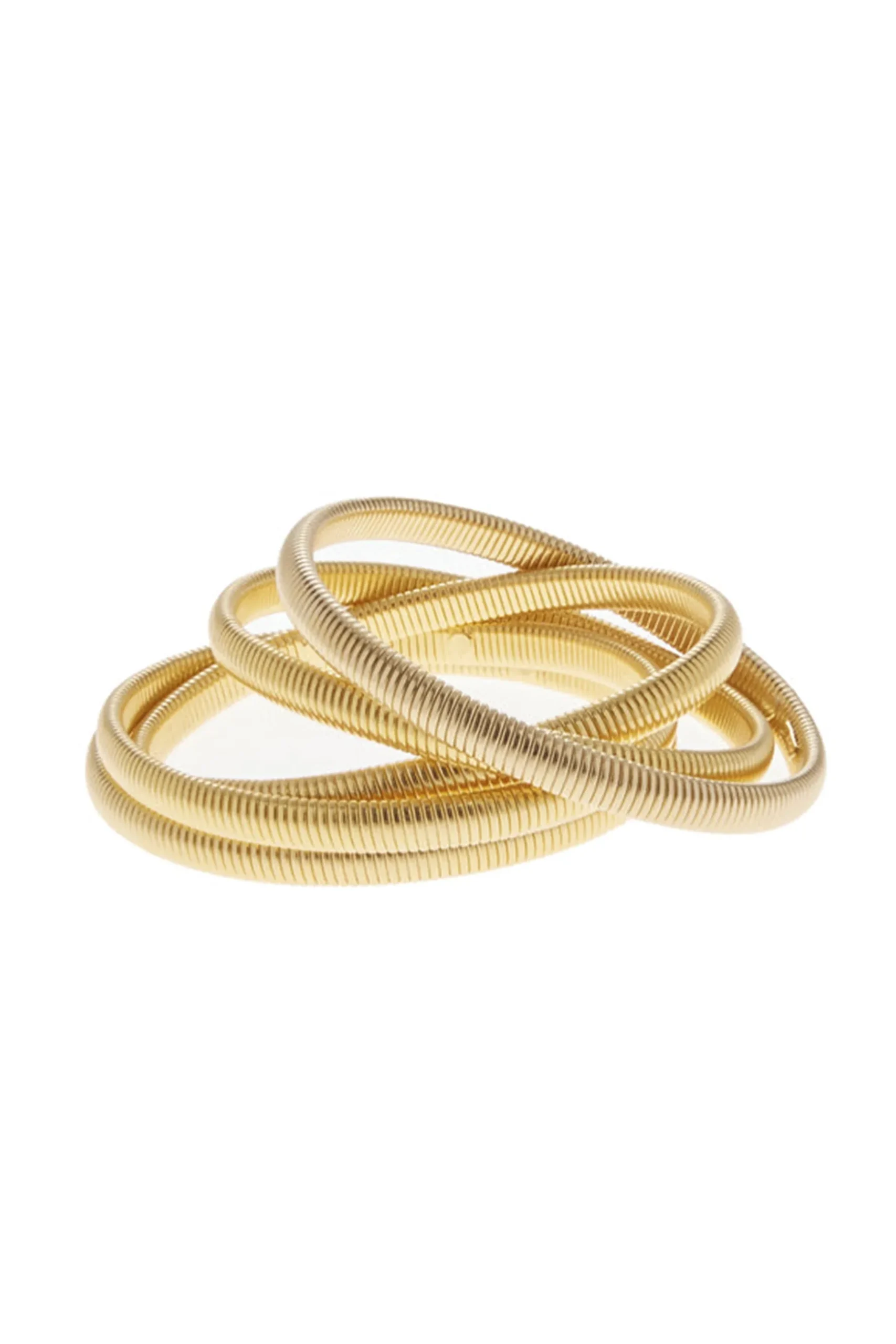 Ben Amun Python Bangles - Gold