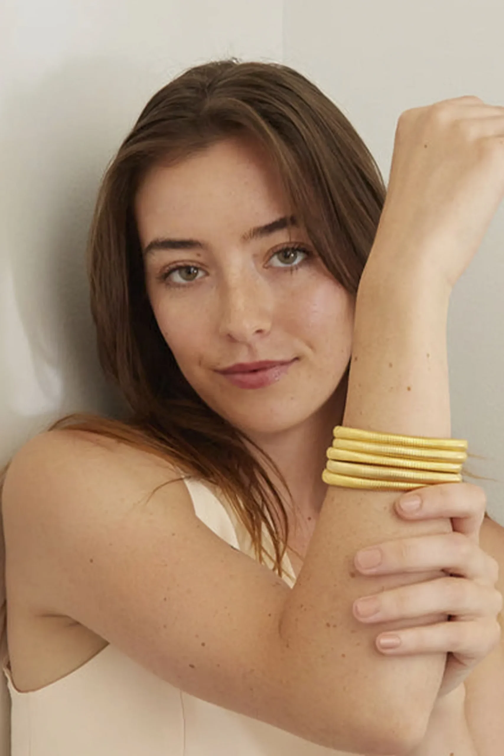 Ben Amun Python Bangles - Gold