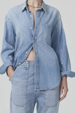 Citizens of Humanity Kayla Shirt - Blue - Light