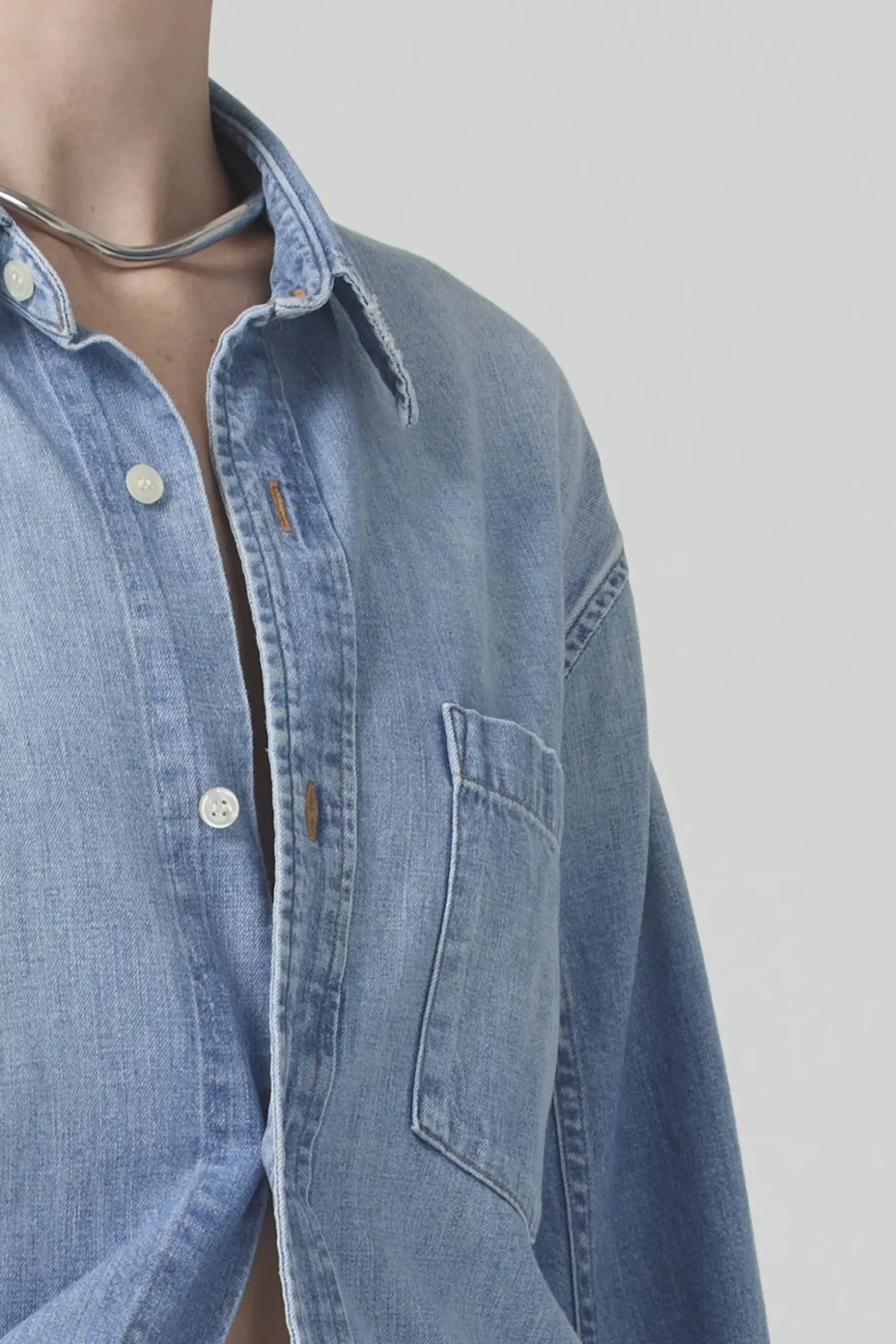 Citizens of Humanity Kayla Shirt - Blue - Light