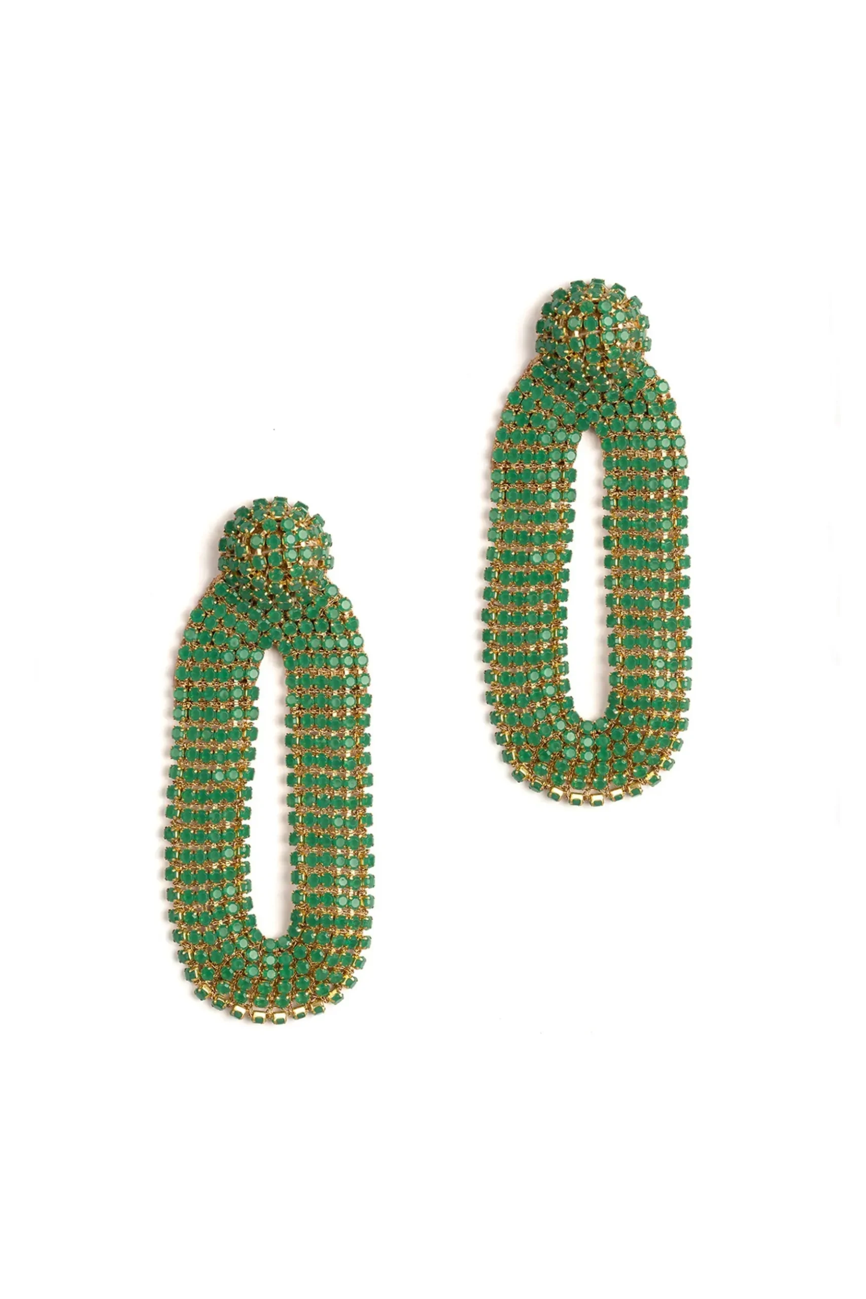 Deepa Gurnani Bianca Earring - Green