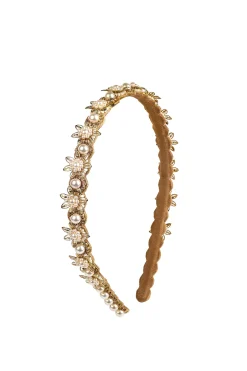Deepa Gurnani Deanne Headband - Gold