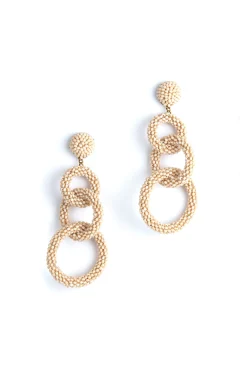 Deepa Gurnani Ember Earring - Beige