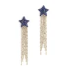 Deepa Gurnani Evren Earring - Cobalt
