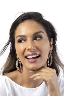 Deepa Gurnani Freida Earring - Multi Coloured