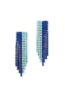 Deepa Gurnani Rayla Earring - Cobalt