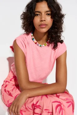 Essentiel Antwerp Ferm Tee - Pink