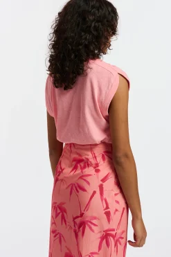 Essentiel Antwerp Ferm Tee - Pink