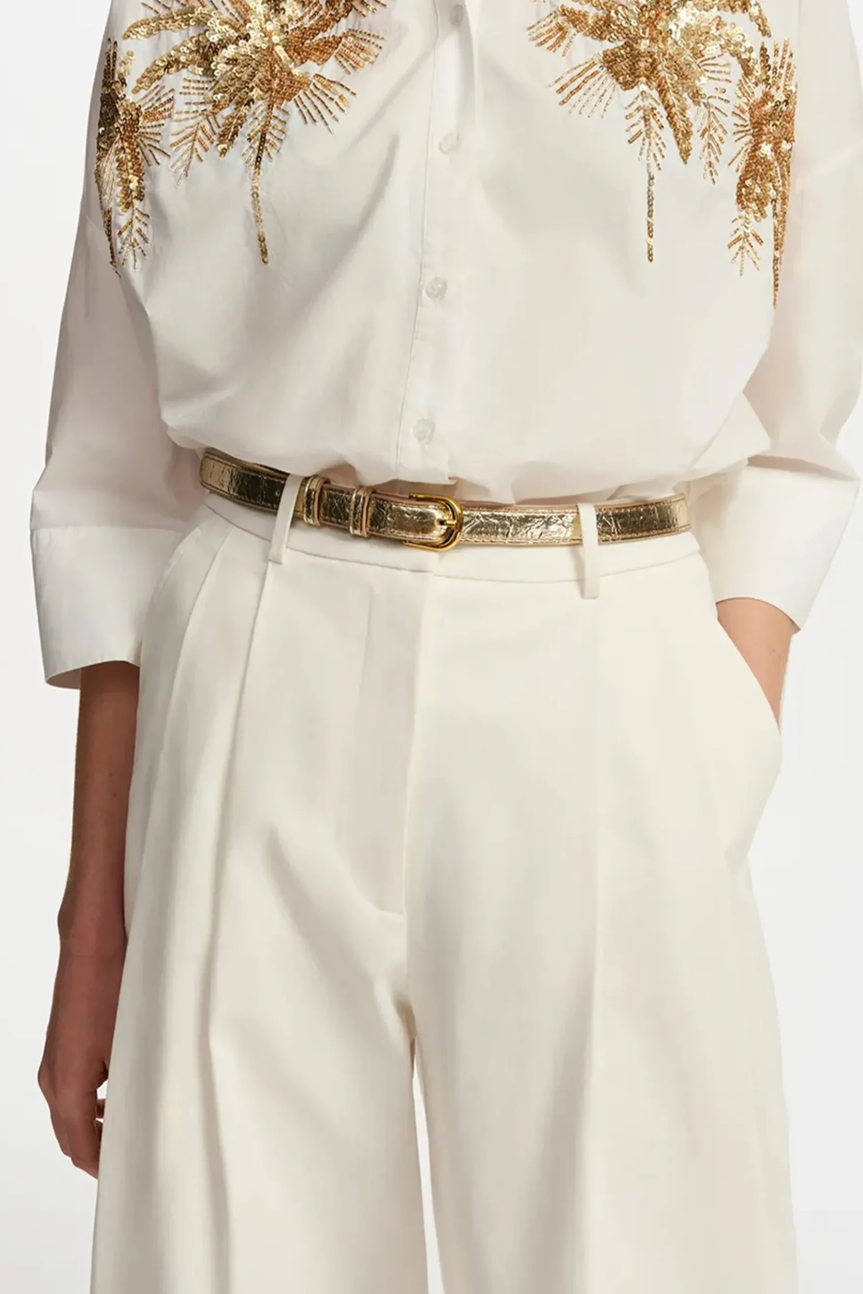 Essentiel Antwerp Fredastair Belt - Gold