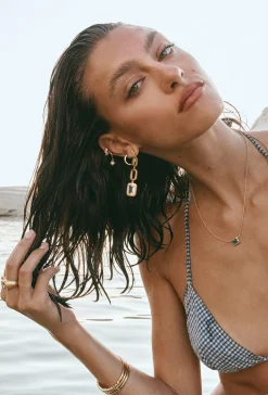 Fairley Cluster Huggies - Gold