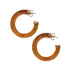 Gas Bijoux Abalone Earring - Amber