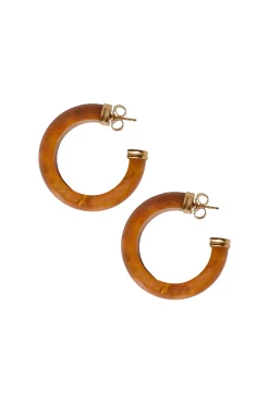 Gas Bijoux Abalone Earring - Amber