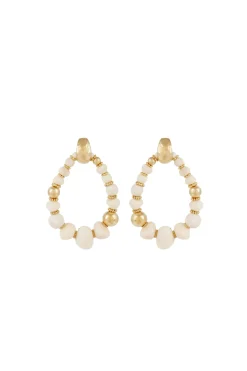 Gas Bijoux Biba Earring - White
