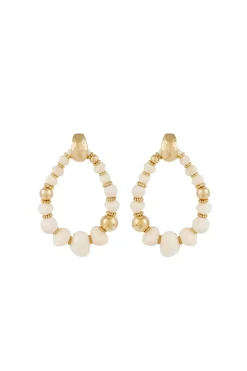 Gas Bijoux Biba Earring - White