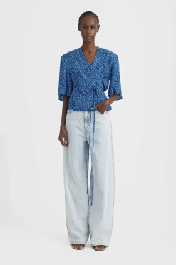 Gestuz EISHA BLOUSE - Blue