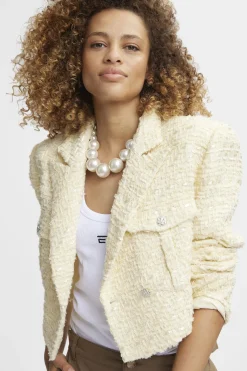 Gestuz Fringa Jacket - Banana