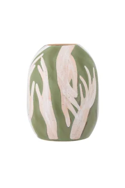 Husk Adalena Vase - Green