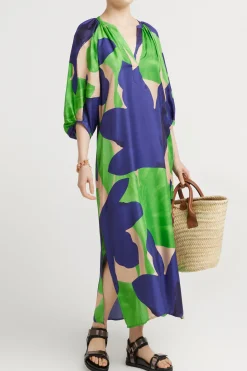 Husk Adela kaftan - Print