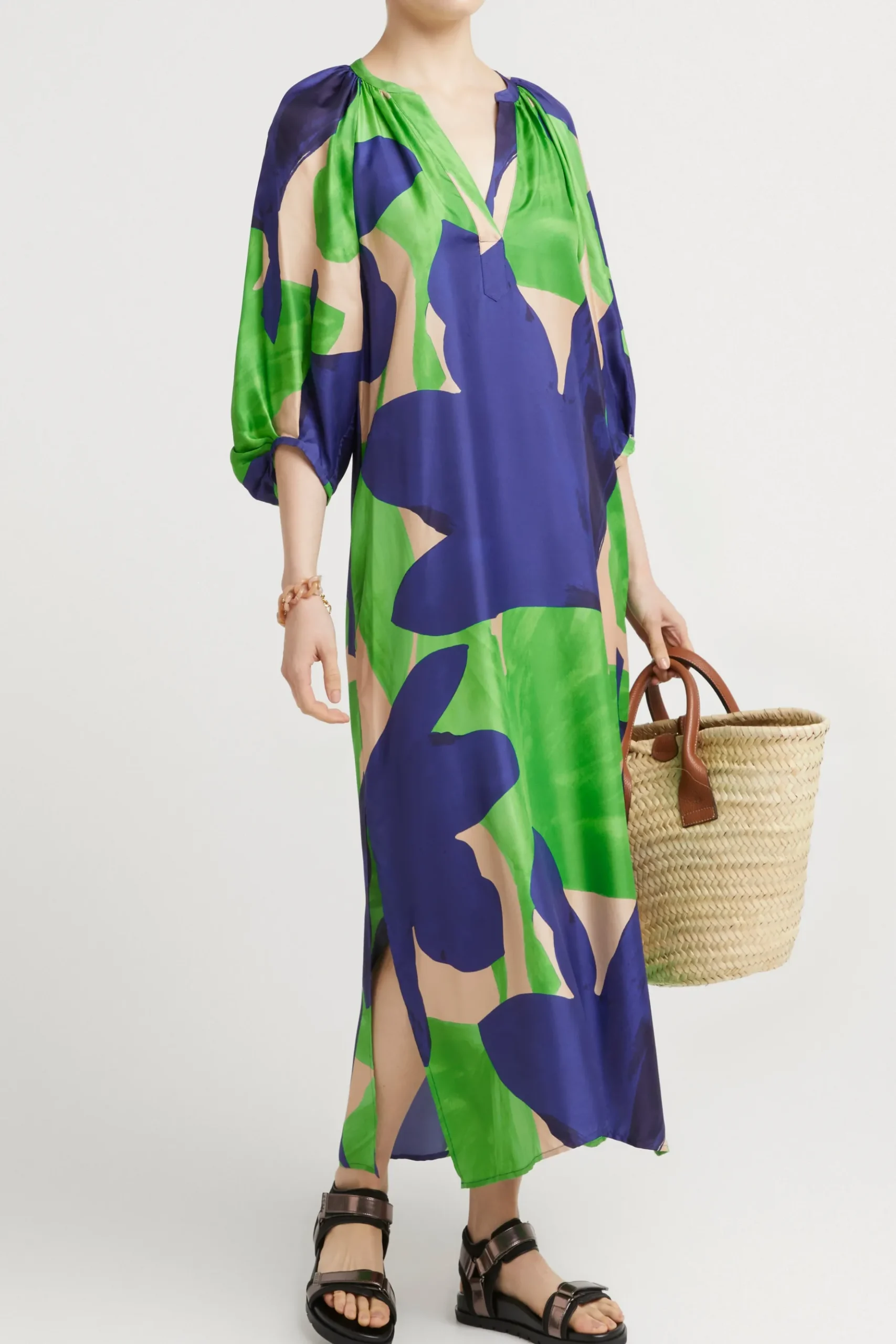 Husk Adela kaftan - Print