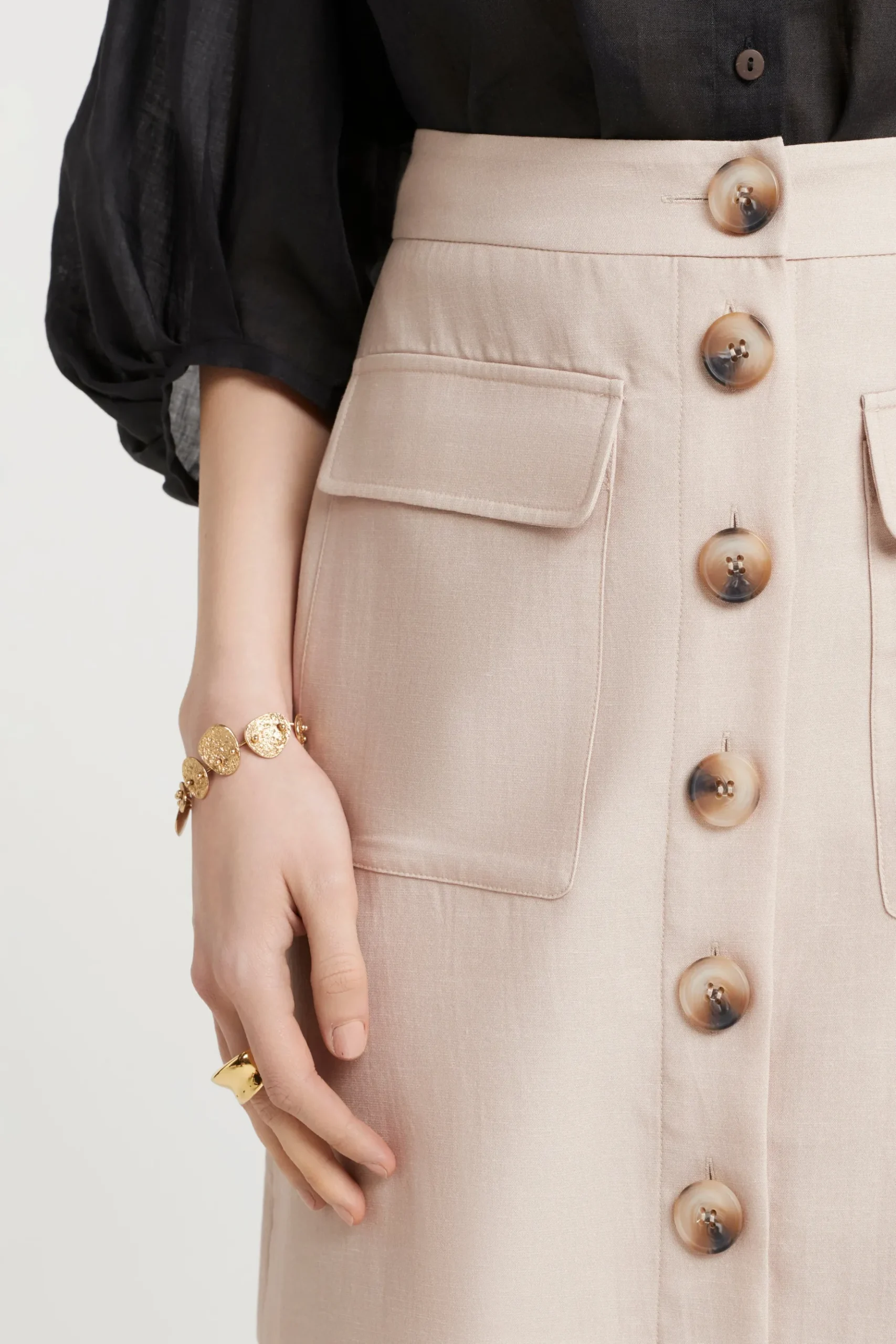 Husk Aimee skirt - Stone